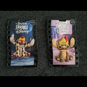 Stitch Crashes Disney Pins